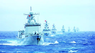 唱軍歌說黨史丨人民海軍向前進！